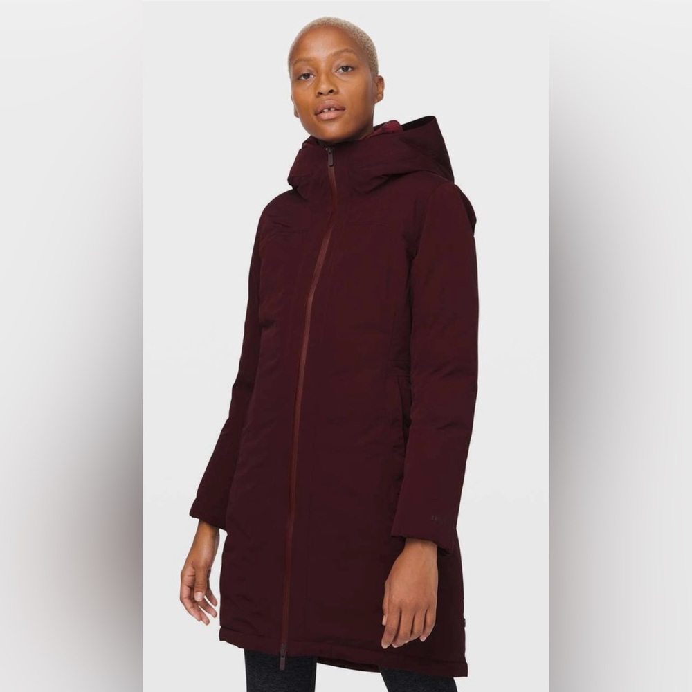 Women's Lululemon Snow Warrior Parka in Plum